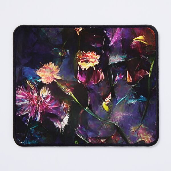 Item preview, Neon Icy Bouquet-Frozen Florals designed and sold by BioDigital-Jazz.