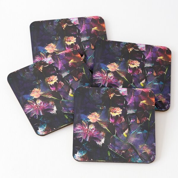 Item preview, Neon Icy Bouquet-Frozen Florals designed and sold by BioDigital-Jazz.