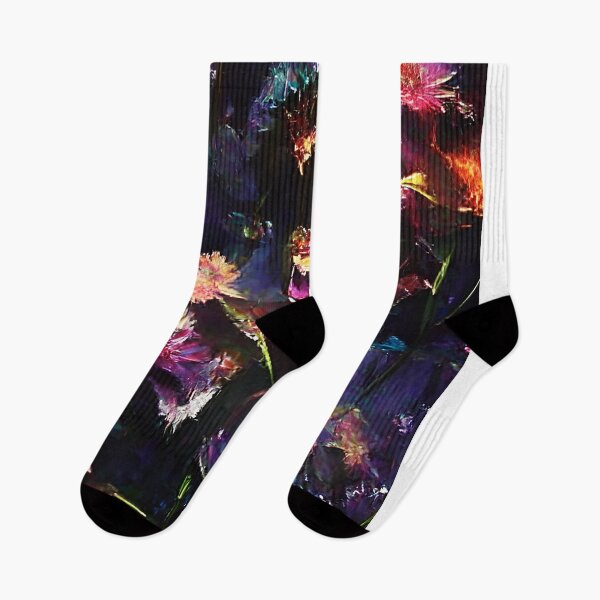 Item preview, Neon Icy Bouquet-Frozen Florals designed and sold by BioDigital-Jazz.