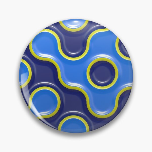 Item preview, Blue and Yellow Fun Colorful Texture Pattern designed and sold by KL14.