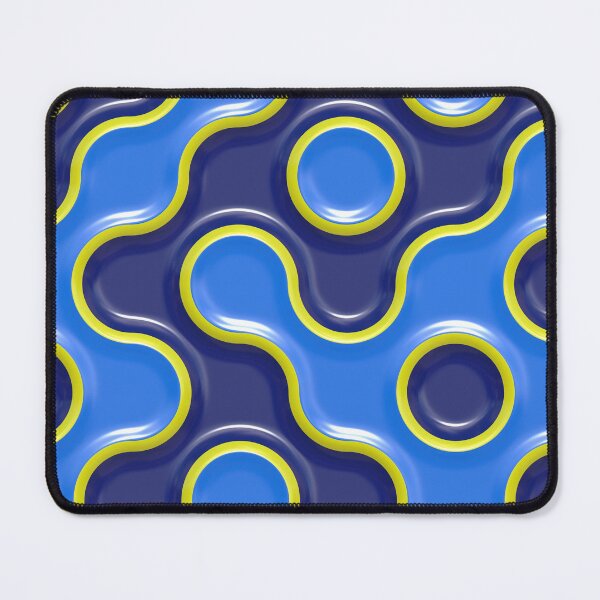 Item preview, Blue and Yellow Fun Colorful Texture Pattern designed and sold by KL14.
