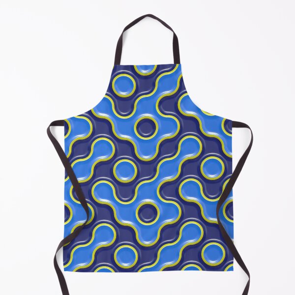 Item preview, Blue and Yellow Fun Colorful Texture Pattern designed and sold by KL14.