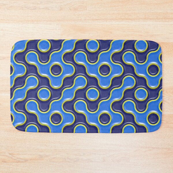 Item preview, Blue and Yellow Fun Colorful Texture Pattern designed and sold by KL14.