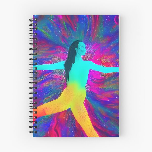 Item preview, United In Dance No.9 - Astral Cosmic AI Illustration - Happy Dancer designed and sold by Recall-Design.