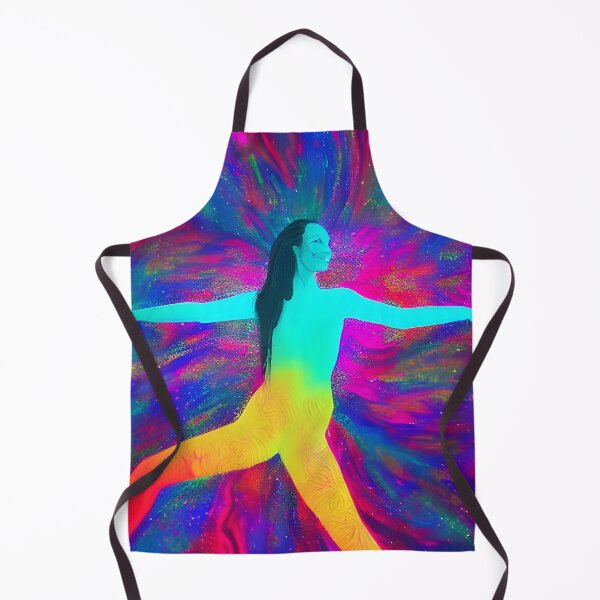 Item preview, United In Dance No.9 - Astral Cosmic AI Illustration - Happy Dancer designed and sold by Recall-Design.