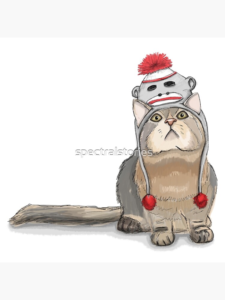 sock monkey cat