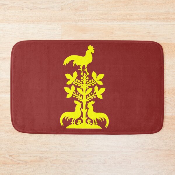 Item preview, Fairytale Germany birds flowers roosters silhouette yellow designed and sold by G-M-Designs.
