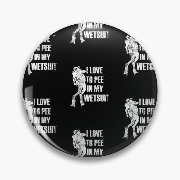 Item preview, Funny I Pee In My Wetsuit Diving Instructor Gift Scuba Diver designed and sold by RomanStowell.