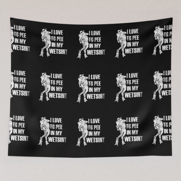 Item preview, Funny I Pee In My Wetsuit Diving Instructor Gift Scuba Diver designed and sold by RomanStowell.