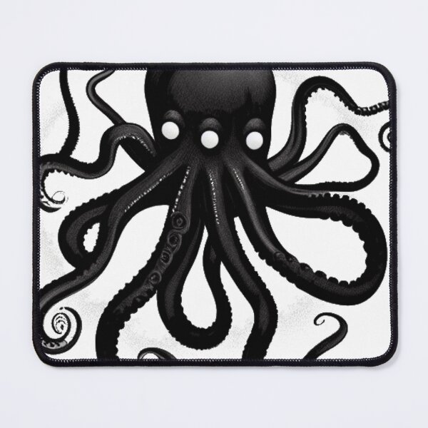 Item preview, 3 Eyed Dark Octopus designed and sold by MindGlowArt.