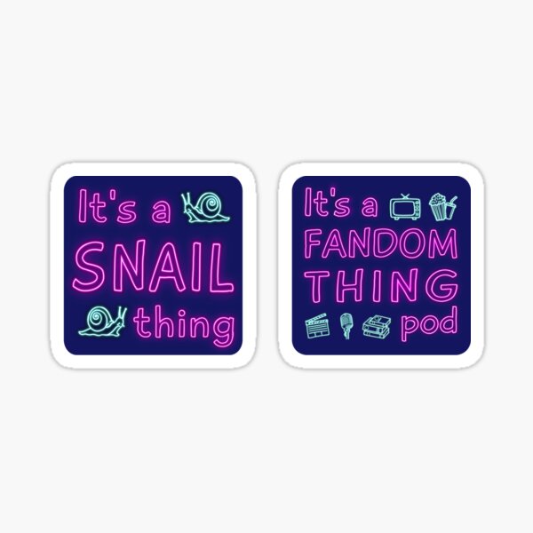 It's a Snail Thing Pod Sticker