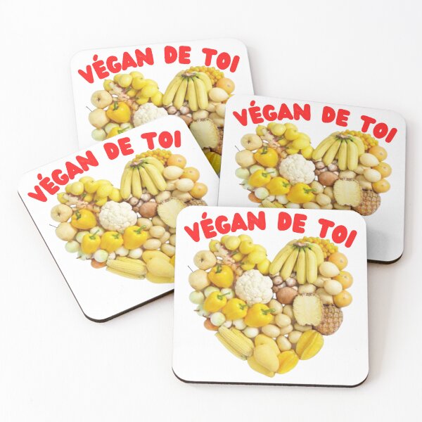 Item preview, vegan de toi - heart- heart designed and sold by Jero-fan.