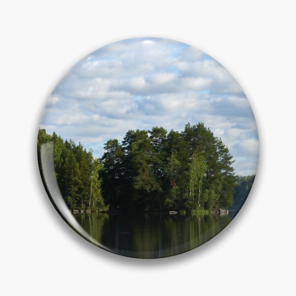 Item preview, The cotton clouds over the lake designed and sold by Jouko Lehto Photography.