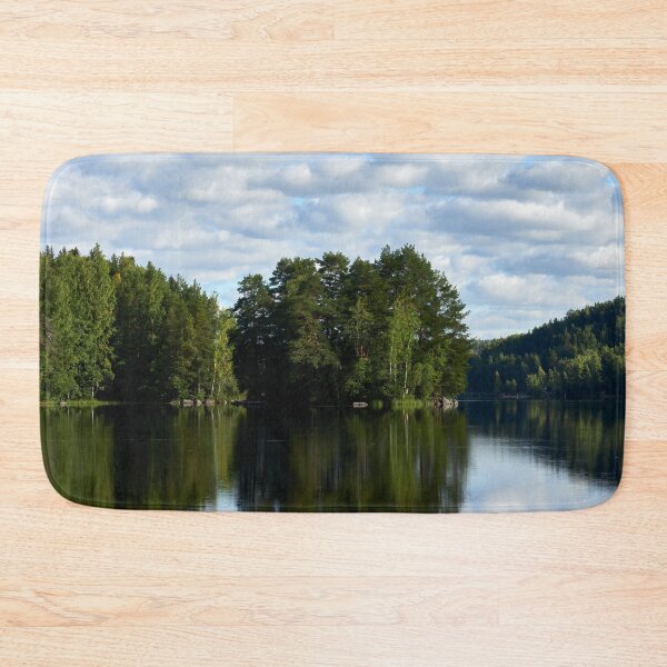 Item preview, The cotton clouds over the lake designed and sold by Jouko Lehto Photography.