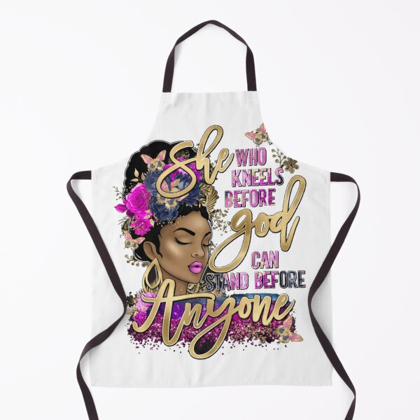 Item preview, She Who Kneels Before God Can Stand Before Anyone Birthday designed and sold by Gamicnum.