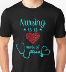 Krankenschwester Herz Unisex T-Shirt