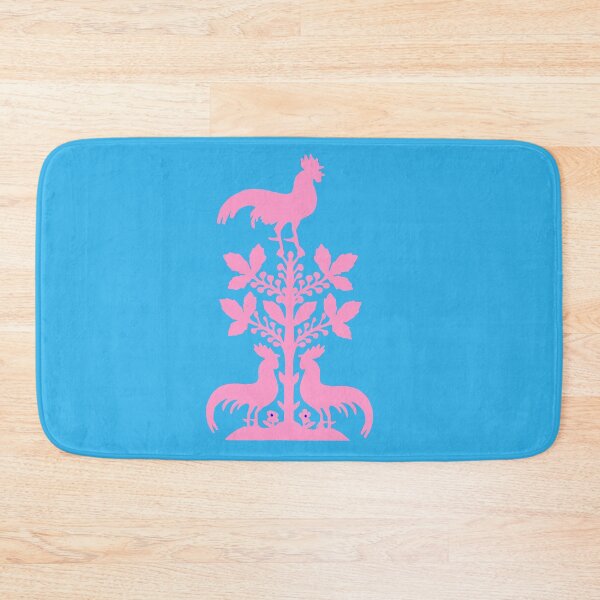 Item preview, Fairytale Germany birds flowers roosters paper cut silhouette pink designed and sold by G-M-Designs.