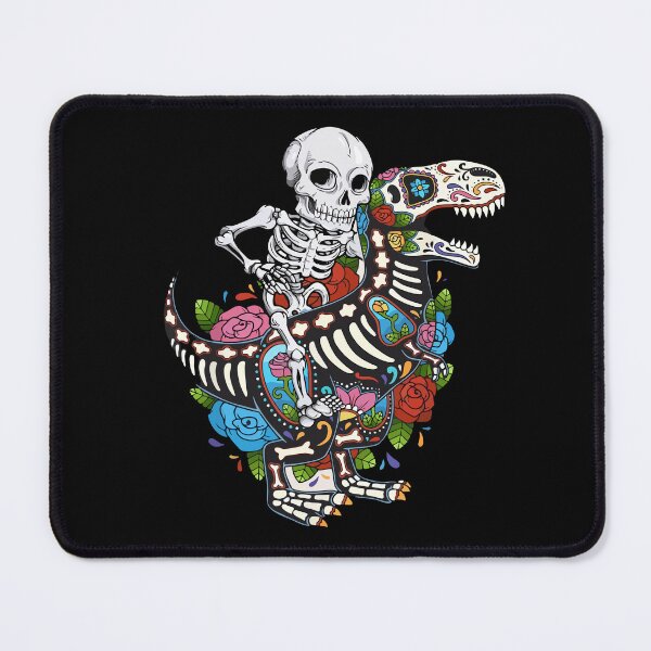 Item preview, Skeleton Riding Dinosaur Bones Halloween | Bones and Botany designed and sold by Wanc Designs.
