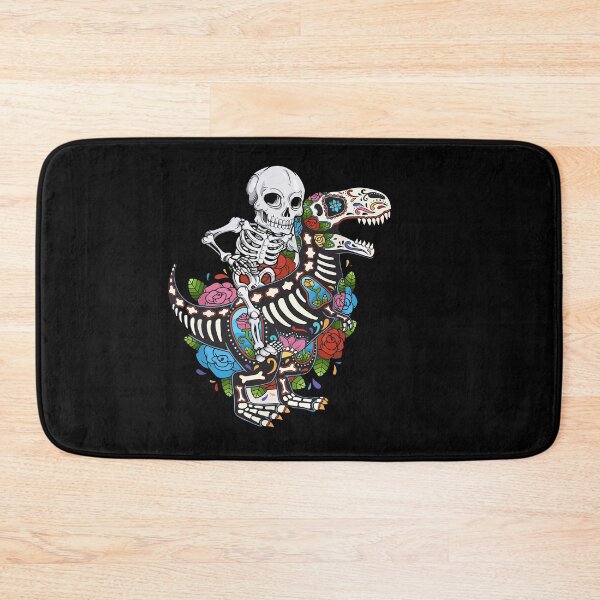 Item preview, Skeleton Riding Dinosaur Bones Halloween | Bones and Botany designed and sold by Wanc Designs.