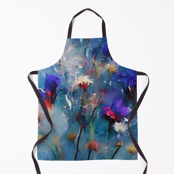 Item preview, Blue Scattered Bouquet-Frozen Florals designed and sold by BioDigital-Jazz.