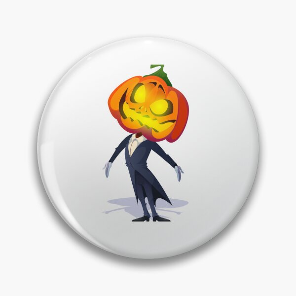 Item preview, Halloween Scary Evil Pumpkin Funny Pumpkin Head designed and sold by SilverOrGold.