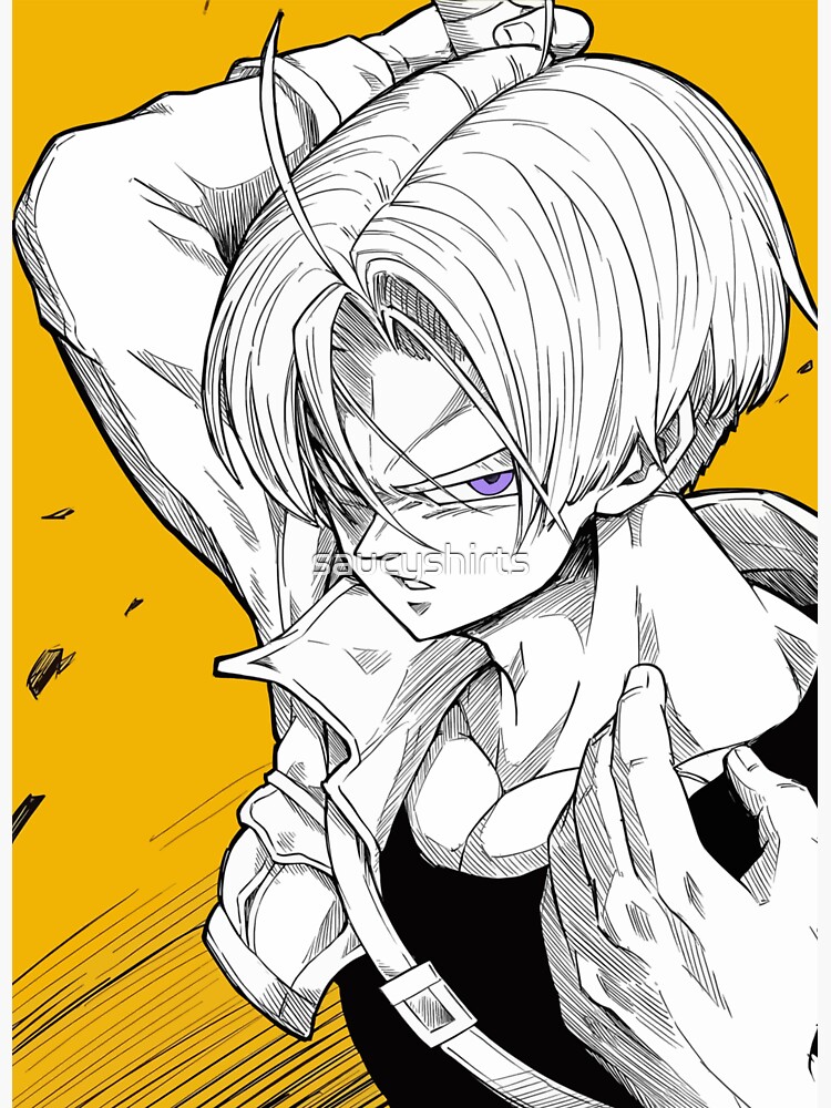 "Future Trunks HOPE Capsule Corp Dragon Ball Z Fanart" Sticker