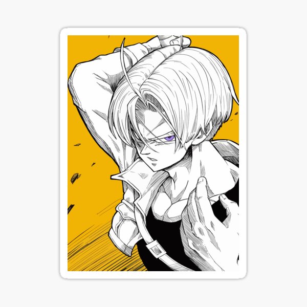 "Future Trunks HOPE Capsule Corp Dragon Ball Z Fanart" Sticker
