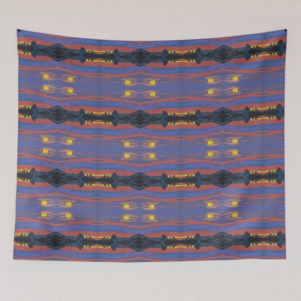 Item preview, Iridescent Beauty Sunrise Sunset Reflected Repeating Pattern designed and sold by AliCatOriginals.