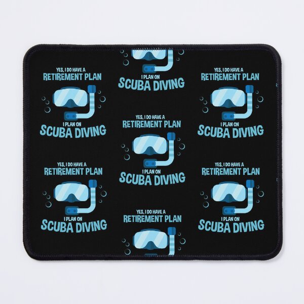Item preview, Funny Scuba Diver Diving Retirement Plan I Pan On Diving designed and sold by RomanStowell.
