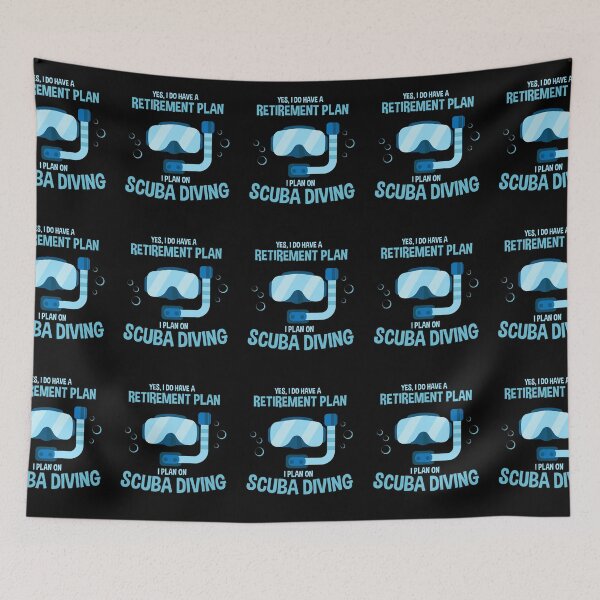 Item preview, Funny Scuba Diver Diving Retirement Plan I Pan On Diving designed and sold by RomanStowell.