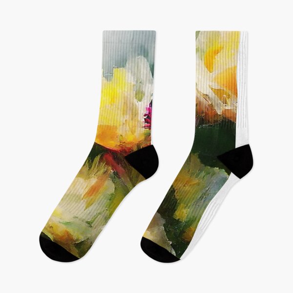 Item preview, Yellow Dreamy Flowers-Frozen Florals designed and sold by BioDigital-Jazz.