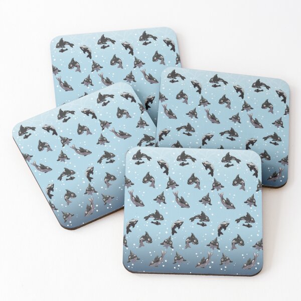 Item preview, Cute Chibi Orca Gradient Pattern designed and sold by Bamsdrawz.