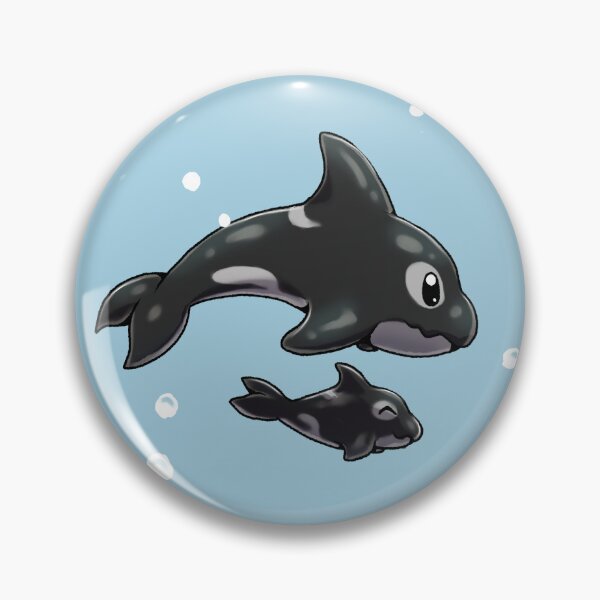 Item preview, Cute Chibi Orca Gradient Pattern designed and sold by Bamsdrawz.