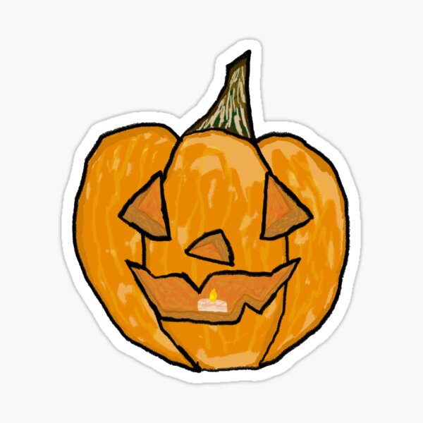 Item preview, Halloween Jack-O-Lantern designed and sold by LittlePuzzleArt.