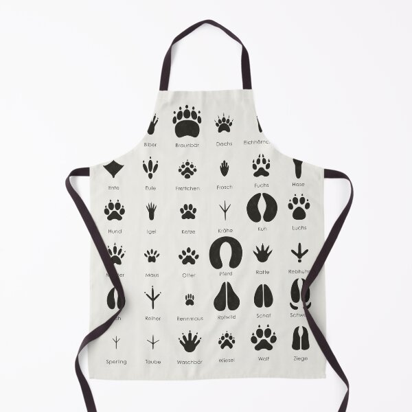 Item preview, Traces of native animals or animal tracks Display board / infographic (German) designed and sold by Iris Luckhaus.