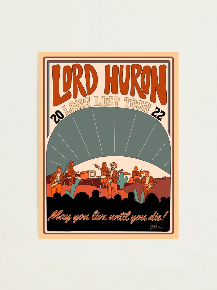 lord huron tour poster