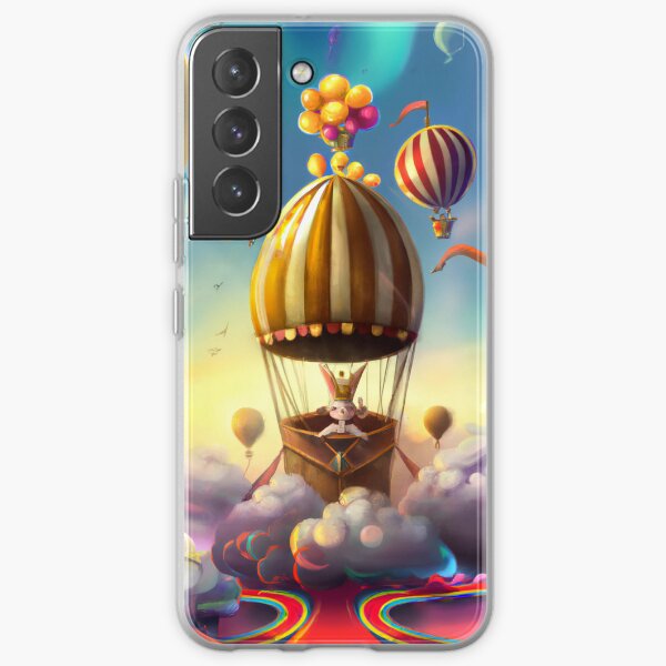 Bunny Princess in a Hot Air Balloon Samsung Galaxy Soft Case