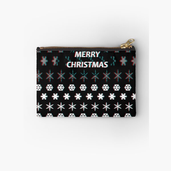 Item preview, merry christmas snowflake jumper glitch designed and sold by thecheek.