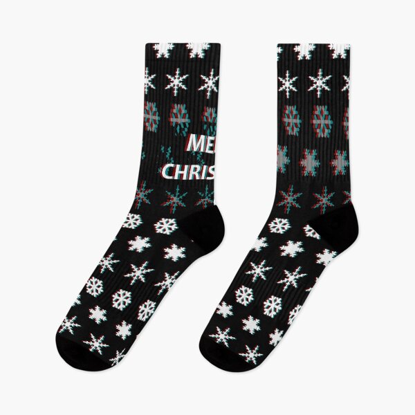 Item preview, merry christmas snowflake jumper glitch designed and sold by thecheek.
