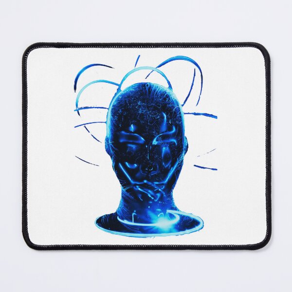 Item preview, Blue Neon Futuristic Woman Face design designed and sold by Dven-Clothes.