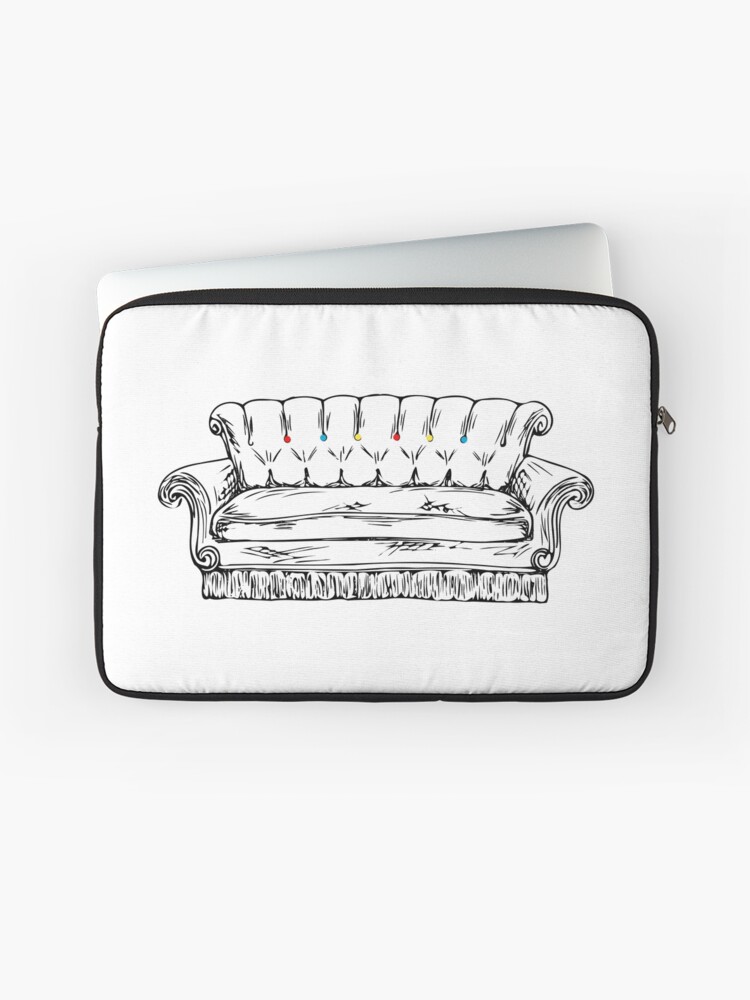Central Perk Sofa Laptop Sleeve By Rakelittle Redbubble