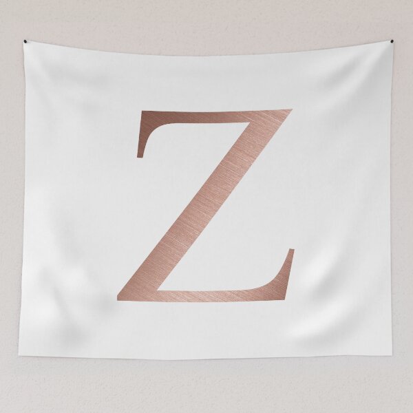 Item preview, Rose Gold Metallic Zeta Z designed and sold by greekgoddess.