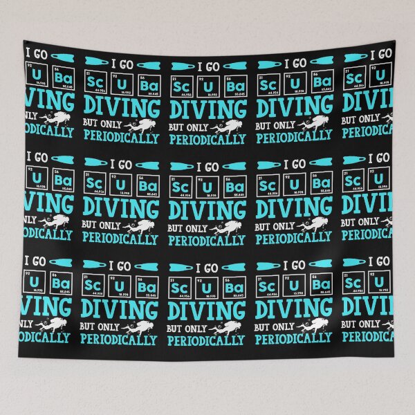 Item preview, Funny Scuba Diver Element Go Diving Periodically Dive designed and sold by RomanStowell.