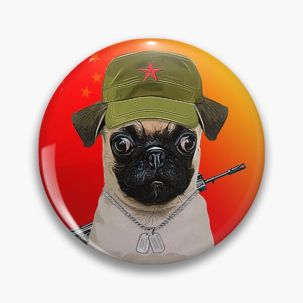 Artikelvorschau, Chinesischer Soldat Mops entworfen und verkauft von L'art Designs.