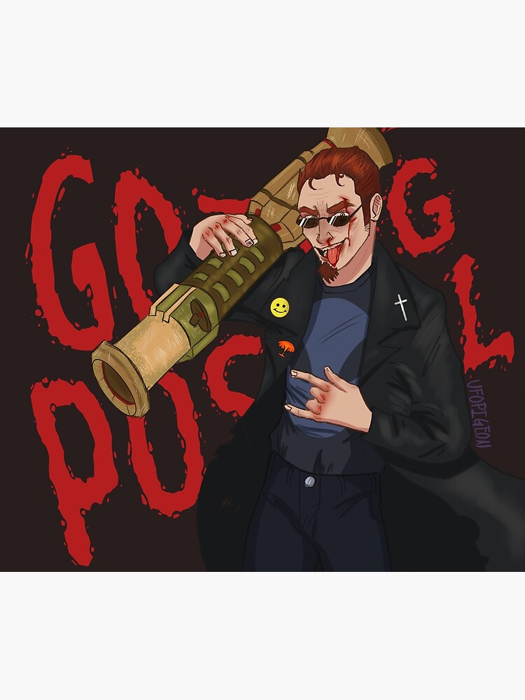"Postal 2 Dude Rocket Launcher" Poster for Sale by ufopigeon Redbubble