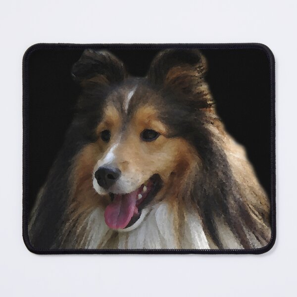 Item preview, Cute cheerful smiling tircolor Sheltie  designed and sold by GoodVibesOcean.