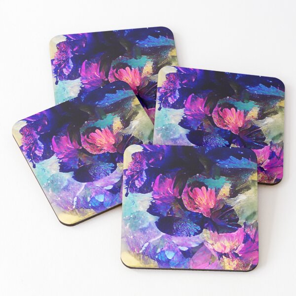 Item preview, Dreamy Violet-Frozen Florals designed and sold by BioDigital-Jazz.