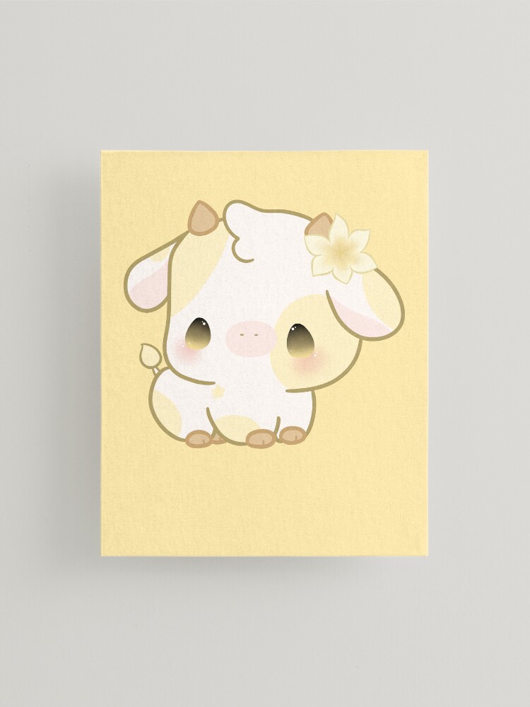 Chocolate Cow kawaii Poster for Sale by MayBK