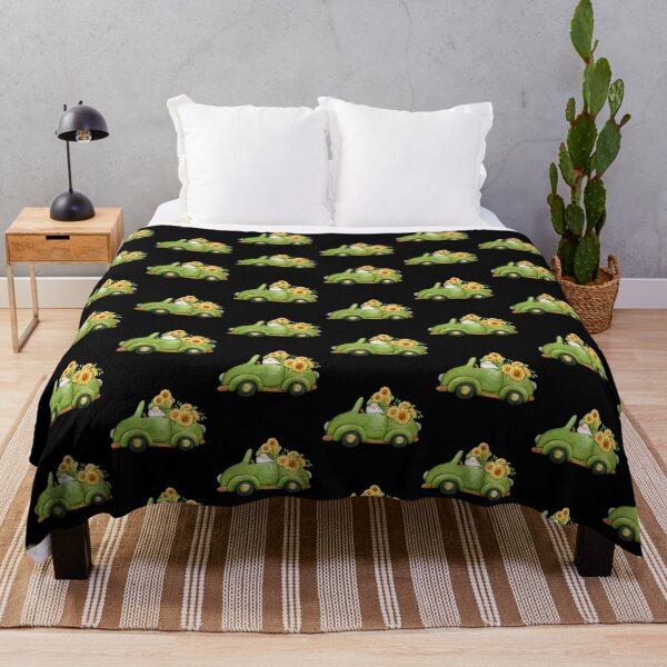 Item preview, Little Sunflowers In A Green Car designed and sold by PotluckPrints.