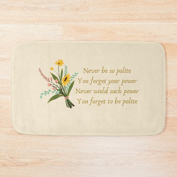 Item preview, Power and Politeness | Marjorie designed and sold by BloompodDesigns.